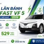 Cập nhật giá lăn bánh VinFast VF 5 2026 mới nhất cùng bảng giá trả góp và chi phí sở hữu thực tế.